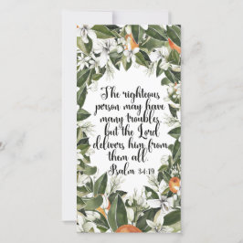 Salmo 34:19, Marcador de verso de la biblia de acu