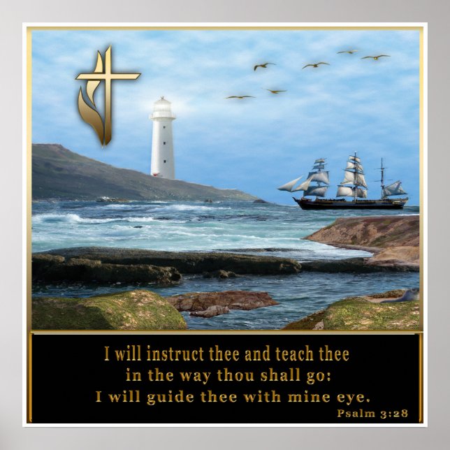 Salmo 3:28 posters (Frente)