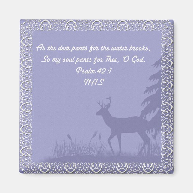 Salmo 42 - imán (Frente)