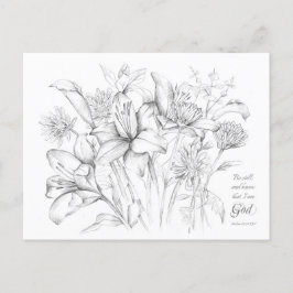 Salmo 46:10 Tarjeta De Oración De Escritura Todaví