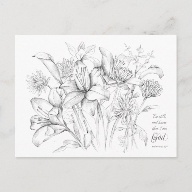 Salmo 46:10 Tarjeta De Oración De Escritura Todaví (Anverso)