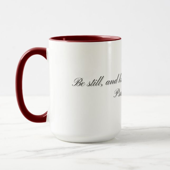 Salmo 46:10, Taza de regalo (Izquierda)