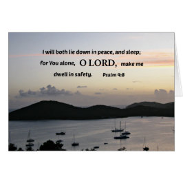 Salmo 4:8 Me echaré en paz......