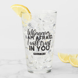 Salmo 56:3 Biblia Verso arte "Confiaré en ti"