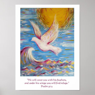 Salmo 91 Arte cristiano Poster