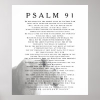 Salmo 91 León Arte de Versículos de la Biblia Cris