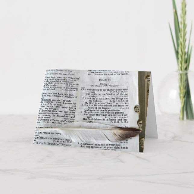 Salmo 91 - Tarjeta de simpatía (Anverso)