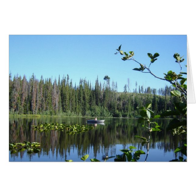 Salmo de imágenes pacíficas en el lago Reflection  (Anverso (Horizontal))