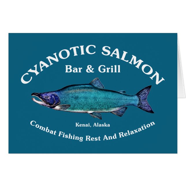 Salmon Bar & Grill Cyanotic (Anverso (Horizontal))