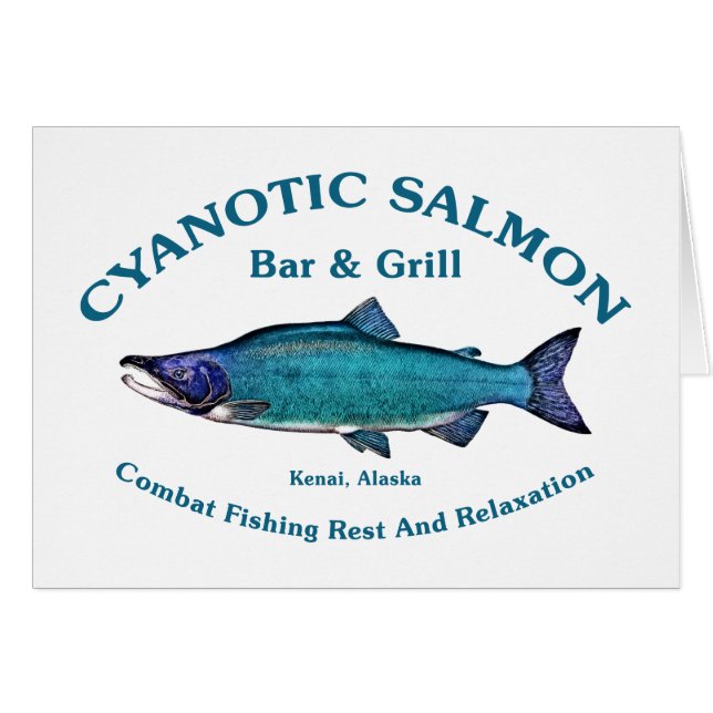 Salmon Bar & Grill Cyanotic (Anverso (Horizontal))