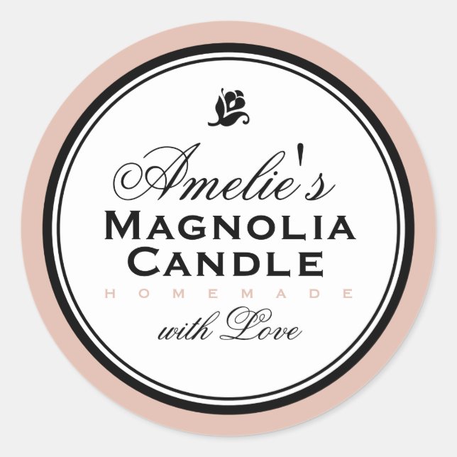 SALMON VINTAGE MODERNA | PEGATINA PERSONALIZADO (Anverso)