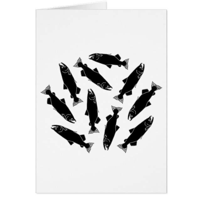 Salmones pacíficos salvajes (Frente)