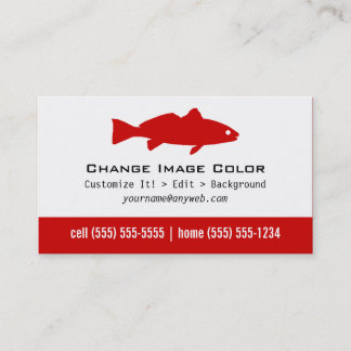 Salmones - tarjeta de visita personal