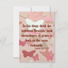 Salmos 72:7 KJV Biblia Verse Pic Tarjeta de felici