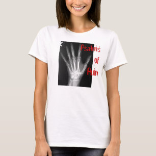 Salmos de la camiseta de la mano de la ruina