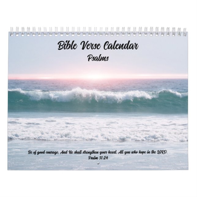 Salmos del calendario de Biblia Verse Scripture (Tapa)