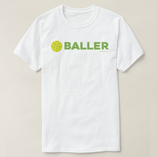 (Salmuera) camisa divertida de Baller Pickleball (Diseño del anverso)