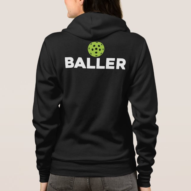 (Salmuera) sudadera con capucha de Baller (Reverso)