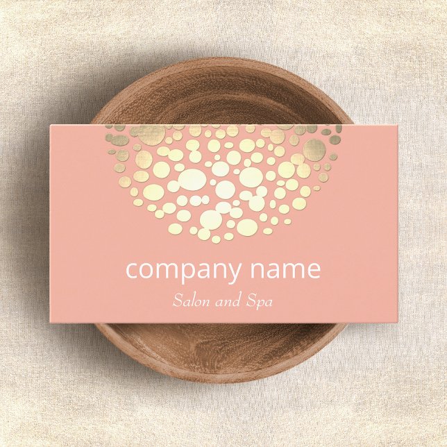 Salon and Spa Ropa Rosa con tarjeta de visita (Subido por el creador)