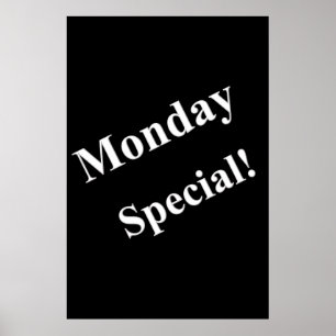 Salon Barbershop Posters Lunes Especial