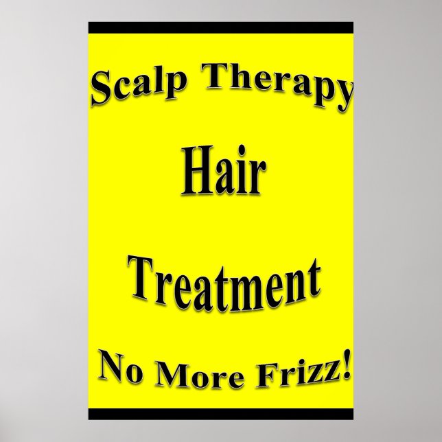 Salon Barbershop Posters Scalp Therapy (Frente)