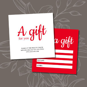 Salón Blanco Rojo Sencillo y Elegante