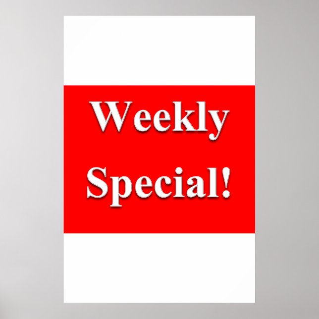 Salón de Barbershop Posters Especial Semanal (Frente)