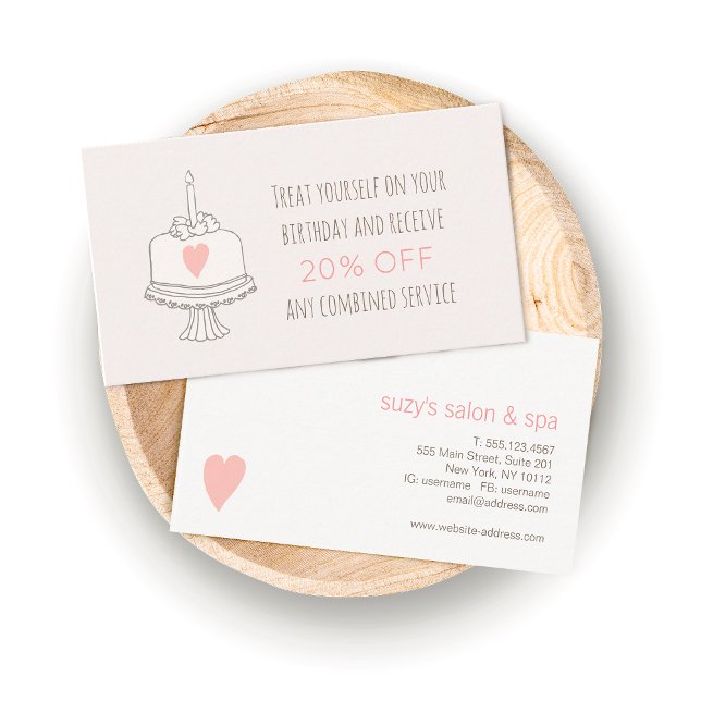 Salón De Belleza Apreciación Del Cliente Cupón De  (Subido por el creador)