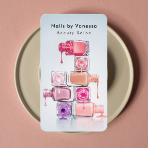 Salón de belleza Artista de uñas Qr Código tarjeta