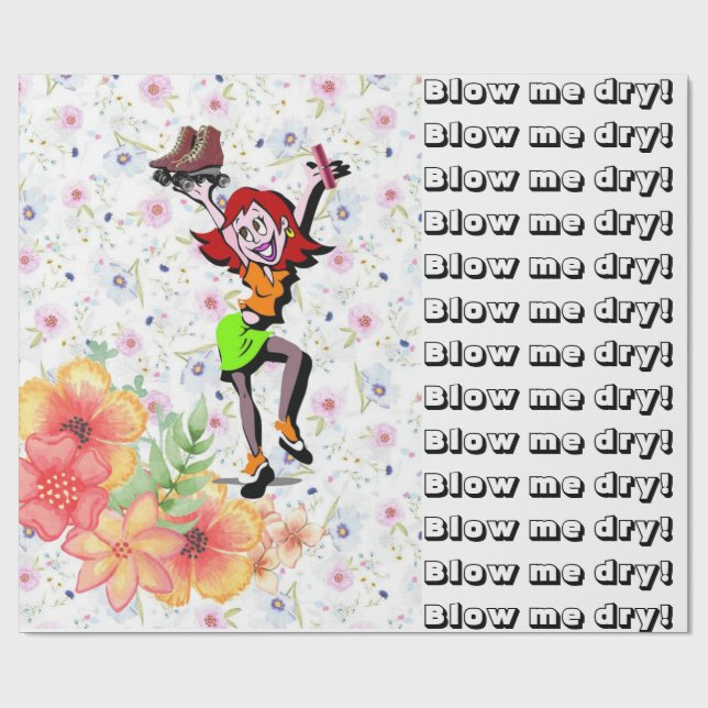 Salón de belleza, Barbershop Envoltura Papel Fundi (Superficie plana)