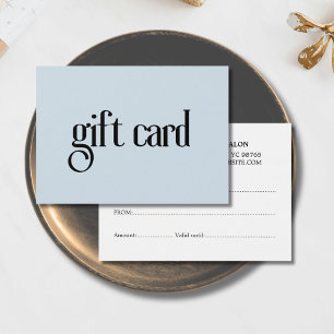 Salón de Belleza Blanco Azul Luminoso minimalista