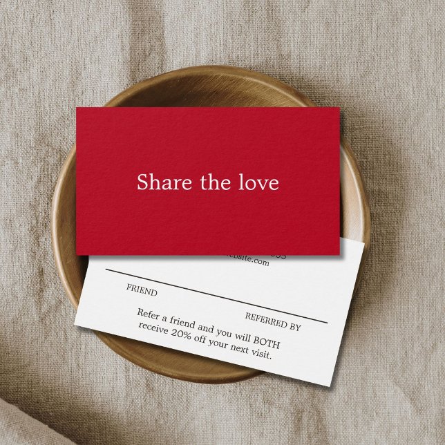 Salón de Belleza Blanco Rojo Elegante minimalista (Subido por el creador)