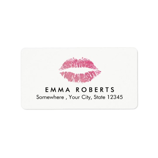 Salón de belleza del artista de maquillaje de los etiqueta de dirección