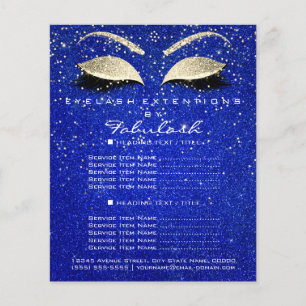 Salón de Belleza Maquillaje Folleto Brillante Coba
