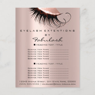Salón de Belleza Maquillaje Volante de Purpurina R