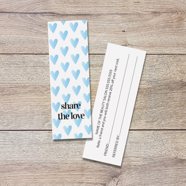 Salón de belleza moderno Guay Blue Hearts (Subido por el creador)