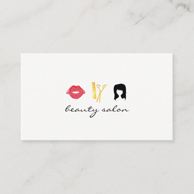 Salón de belleza / pequeño / Cita (Anverso)