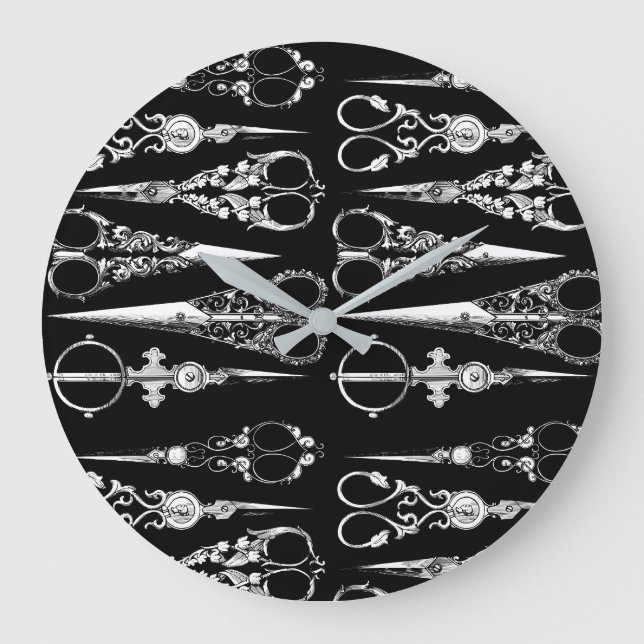 Salón de belleza Salón de pelo Reloj de peluquería (Anverso)