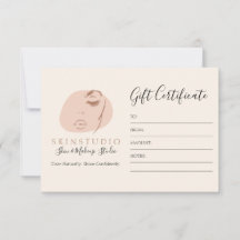 Salón de Belleza Spa de Cuidado de la Piel Voucher