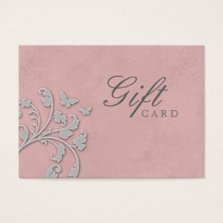 Salón de belleza Tarjeta de regalo Floral Mariposa