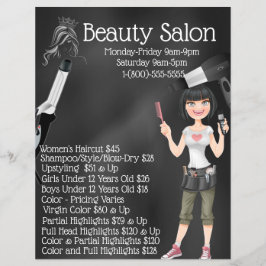 Salón de belleza Volante promocional de negocios