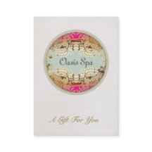 Salón de belleza y certificado de regalo de spa co