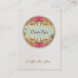 Salón de belleza y certificado de regalo de spa co