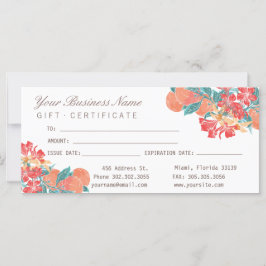 Salón de Floral Dulce Vintage Peach