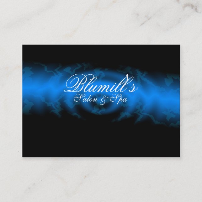 Salón de la terapia del masaje y tarjeta de visita (Anverso)