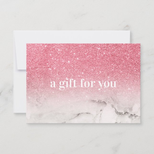 Salón de Maquillaje Boutique con Efecto de Mármol  (Anverso)