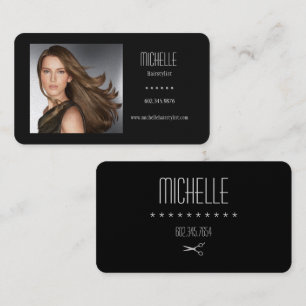 Salón de pelo elegante/Elegante - Tarjetas de visi
