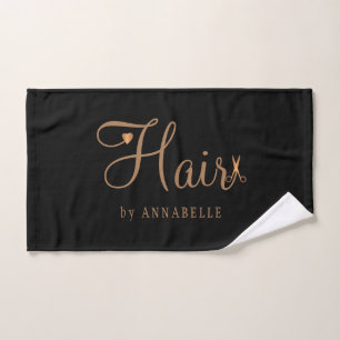 Salón de pelo personalizado nombre elegante oro ne