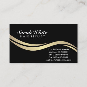 Salón de pelo - tarjetas de visita