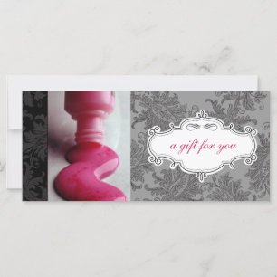 Salon de uñas o certificados de regalo de spa de d